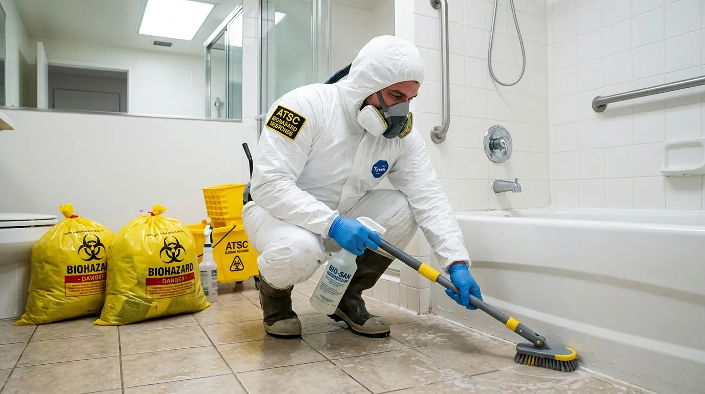 Decontamination equipment deployed for Blood Cleanup in Trinity